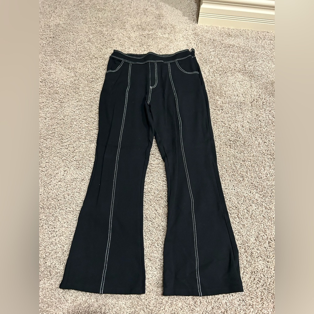 Urban Outfitters black pants with white detail size Large